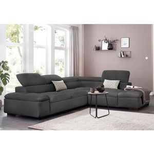 Home affaire Ecksofa »Alberto L-Form«, mit Kopfteilverstellung, wahlweise mit Bettfunktion