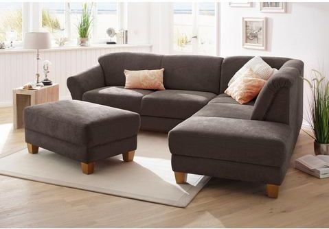 Home affaire Ecksofa "Gotland L-Form", wahlweise mit Sitztiefenverstellung + Bettkasten