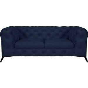 Leonique Chesterfield-Sofa "Amaury", aufwändige Knopfheftung, moderne Chesterfield Optik, Fußfarbe wählbar