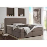 Home affaire Boxspringbett "Manchester", 5 Breiten, 3 Ausführungen, 2 Härtegraden, Topper, Steppung