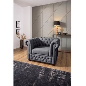Home affaire Chesterfield-fauteuil New Castle fauteuil hoogwaardige capitonnage, bxdxh: 104x86x72 cm