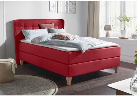 Home affaire Boxspringbett "Ascola", incl. Topper, 5, Breiten, 3 Ausführungen, 2 Härtegrade