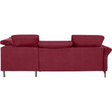 INOSIGN Ecksofa "Fresh L-Form", Federkern, wahlweise Kopfteilverstellung und motorischer Vorziehsitz