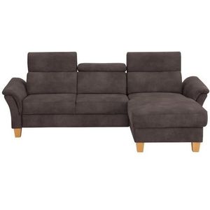 Home affaire Ecksofa »Conville L-Form«, Federkern, wahlweise mit Bettfunktion und Bettkasten bzw. Stauraum