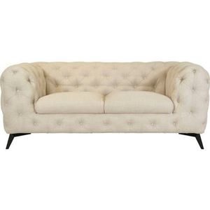 Leonique Chesterfield-Sofa »Glynis«, aufwändige Knopfheftung, moderne Chesterfield Optik, Fußfarbe wählbar