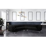 Leonique Chesterfield-Sofa "Glynis L-Form", aufwändige Knopfheftung, moderne Chesterfield Optik, Fußfarbe wählbar