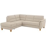 Home affaire Ecksofa "Palmera L-Form", Federkern, wahlweise mit Bettfunktion und mit/ohne Stauraum