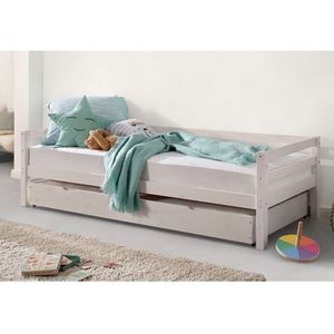 Lüttenhütt Slaapbank Alpi met lade van grenenhout, totale breedte 103 cm, kinderbed (1 stuk)