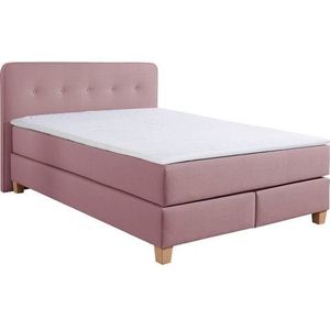 Home affaire Boxspring Fargo in extra lang 220 cm, met topmatras, 3 uitvoeringen, 4, breedten