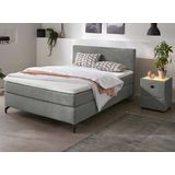 INOSIGN Boxspringbett Alinas, mit Topper und Zierkissen, in unterschiedliche Farbvarianten und Breiten lieferbar