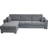 Home affaire Ecksofa "Roma "M" Matratzenhöhe 14 cm, Dauerschlaffunktion, mit Unterfederung,", Liegemaße ca 143x198 cm, L-Form