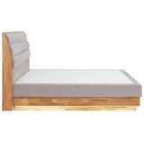 OTTO products Boxspringbett, LED-Beleuchtung, mit zertifizierten, recycelten Bezugsstoffen