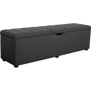 Places of Style Hockerbank Checked met bergruimte, breedte 120 cm en 160 cm, als bedbank te gebruiken