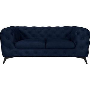 Leonique Chesterfield-bank Glynis luxueuze capitonnage, moderne chesterfield look, kleur van de poten ter keuze