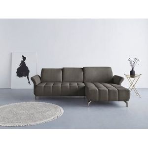 INOSIGN Ecksofa »Fresh L-Form«, Federkern, wahlweise Kopfteilverstellung und motorischer Vorziehsitz