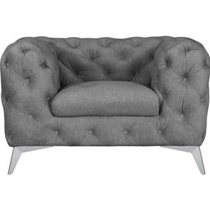 Leonique Chesterfield-Sessel »Glynis Sessel«, aufwändige Knopfheftung, moderne Chesterfield Optik, Fußfarbe wählbar