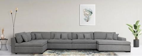 Guido Maria Kretschmer Home&Living Wohnlandschaft Skara U-Form, Lounge-Sofa mit Federkernpolsterung, in vielen Bezugsvarianten