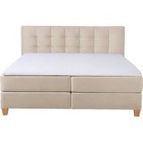 Home affaire Boxspringbett "Moulay", inkl. Topper, in Überlänge 220 cm, 3 Härtegrade, auch in H4