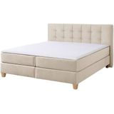 Home affaire Boxspringbett "Moulay", inkl. Topper, in Überlänge 220 cm, 3 Härtegrade, auch in H4