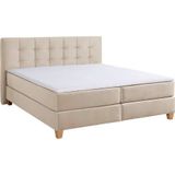 Home affaire Boxspringbett "Moulay", inkl. Topper, in Überlänge 220 cm, 3 Härtegrade, auch in H4