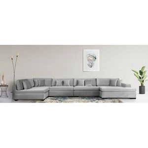 Guido Maria Kretschmer Home&Living Wohnlandschaft »Skara U-Form«, Lounge-Sofa mit Federkernpolsterung, in vielen Bezugsvarianten