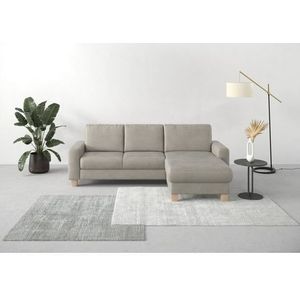 Home affaire Ecksofa »Summer L-Form«, mit Recamiere, mit oder ohne Bettfunktion und Bettkasten, Cord-Bezug
