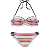Venice Beach Bügel-Bandeau-Bikini mit strukturierter Ware
