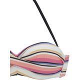 Venice Beach Bügel-Bandeau-Bikini mit strukturierter Ware