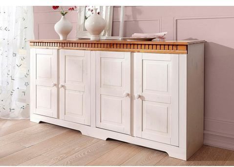 Home affaire Sideboard »Lisa«, Kommode aus massivem Kiefernholz, Breite 158,5 cm