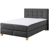 Home affaire Boxspringbett "Moulay", inkl. Topper, in Überlänge 220 cm, 3 Härtegrade, auch in H4