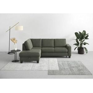 Home affaire Ecksofa »Summer L-Form«, mit Ottomane, mit oder ohne Bettfunktion und Bettkasten, Cord-Bezug