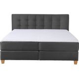 Home affaire Boxspringbett "Moulay", inkl. Topper, in Überlänge 220 cm, 3 Härtegrade, auch in H4