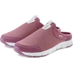 Lascana Slip-on sneakers Halfschoen, vrijetijdsschoen, sabot, clogs van licht mesh-materiaal.