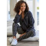LASCANA Kapuzensweatjacke, mit seitlichen Taschen und Innen angeraut, Loungewear