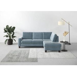 Home affaire Ecksofa »Summer L-Form«, mit Ottomane, mit oder ohne Bettfunktion und Bettkasten, Cord-Bezug