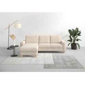 Home affaire Ecksofa "Summer L-Form", mit Recamiere, mit oder ohne Bettfunktion und Bettkasten, Cord-Bezug