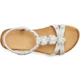 LASCANA Sommerschuh Sandale Sandalette, Sommerschuh mit Schmucksteinchen und elastischem Riemchen