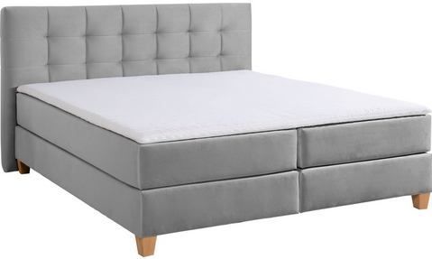 Home affaire Boxspringbett "Moulay", inkl. Topper, in Überlänge 220 cm, 3 Härtegrade, auch in H4