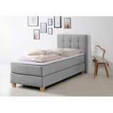 Home affaire Boxspringbett »Moulay«, inkl. Topper, in 3 Härtegraden, TFK auch in Härtegrad 4