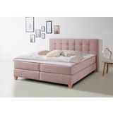 Home affaire Boxspringbett "Moulay", inkl. Topper, in Überlänge 220 cm, 3 Härtegrade, auch in H4