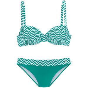 JETTE Bügel-Bikini im trendigen Zick-Zack-Design
