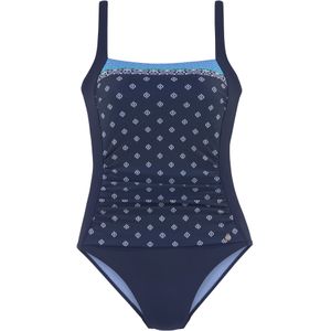 Look - Gedessineerd - Badpak - Nachtblauw - Recycling-Polyamide