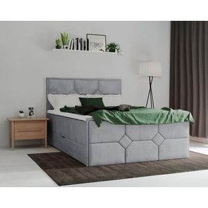 Leonique Boxspringbett »Ambre«, mit Taschen-Federkernmatratze