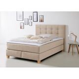 Home affaire Boxspringbett "Moulay", inkl. Topper, in 3 Härtegraden, TFK auch in Härtegrad 4