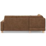 Home affaire Ecksofa "Summer L-Form", mit Ottomane, wahlweise mit Bettfunktion und Bettkasten, Cord-Bezug