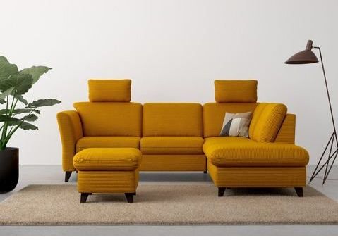 Home affaire Ecksofa "Trelleborg L-Form", wahlweise mit Bettfunktion und Bettkasten, inkl. Federkern-Polsterung