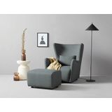 LeGer Home by Lena Gercke Ohrensessel "Levke Sessel", wahlweise mit oder ohne Hocker