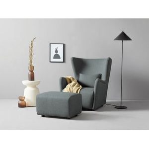 LeGer Home by Lena Gercke Oorfauteuil Levke naar keuze met of zonder hocker