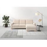Home affaire Ecksofa "Summer L-Form", mit Recamiere, mit oder ohne Bettfunktion und Bettkasten, Cord-Bezug