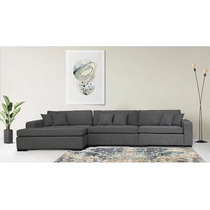Guido Maria Kretschmer Home&Living Ottomane »Skara L-Form«, Lounge-Sofa mit Federkernpolsterung, in vielen Bezugsvarianten